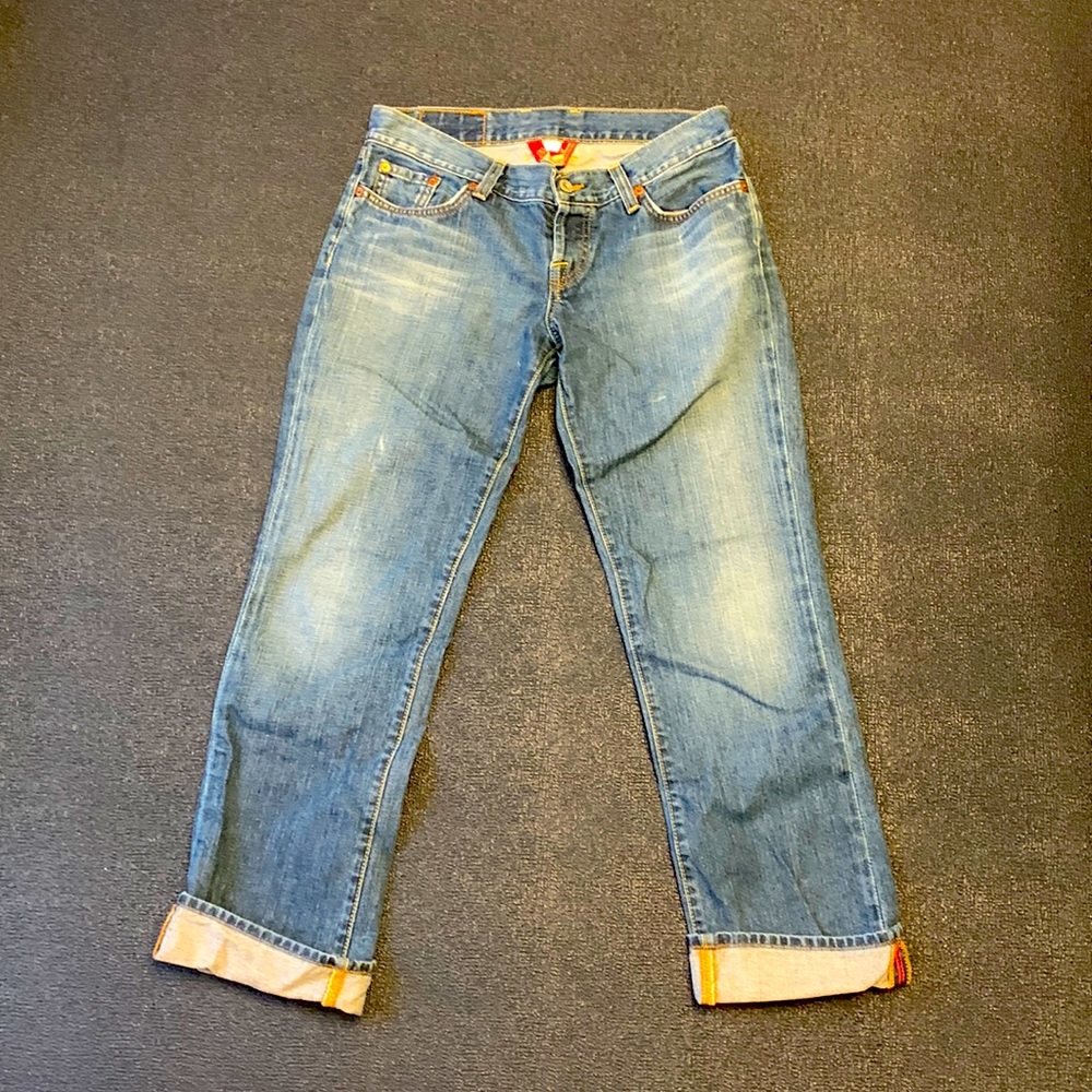 Lucky cropped denim jeans